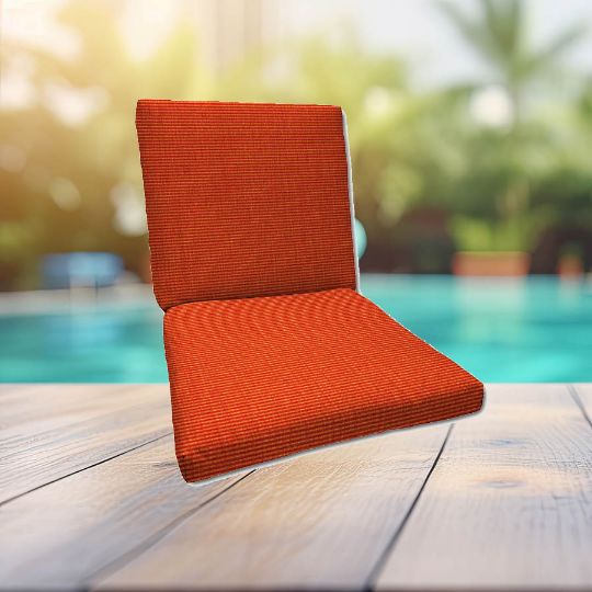 Sunbrella Canvas Tamale Universal Patio Chair Cushion With Ties