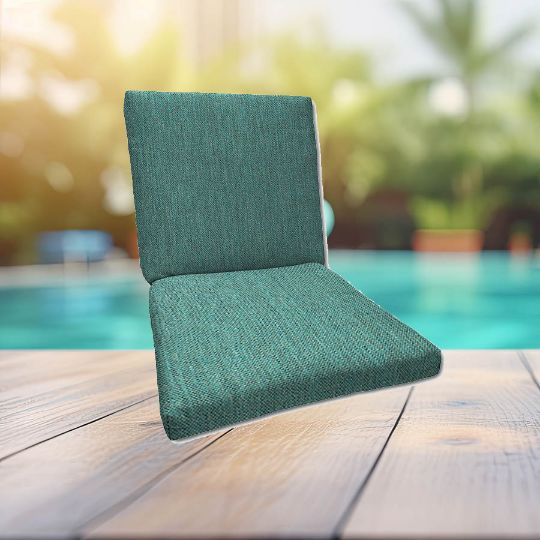 Sunbrella Cast Breeze Universal Patio Chair Cushion With Ties
