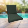 Sunbrella Cast Ivy Universal Patio Chair Cushion With Ties