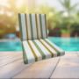 Sunbrella Gateway Aloe Universal Patio Chair Cushion With Ties