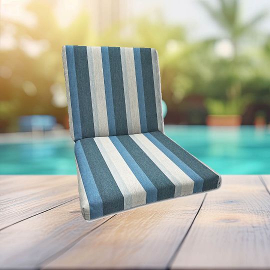 Sunbrella Gateway Coast Universal Patio Chair Cushion With Ties