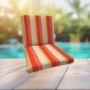 Sunbrella Gateway Tamale Universal Patio Chair Cushion With Ties