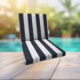 Sunbrella Relate Harbor Universal Patio Chair Cushion With Ties