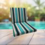 Sunbrella Token Surfside Universal Patio Chair Cushion With Ties
