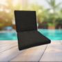 Sunbrella Spectrum Carbon Universal Patio Chair Cushion With Ties