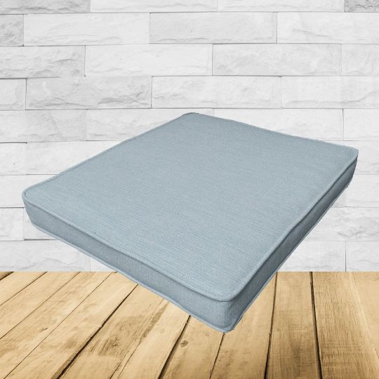 Sunbrella Exhale Dewdrop Outdoor Patio Dining Chair Seat Cushions – Durable & Stylish Patio Comfort