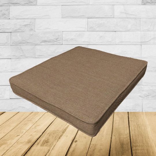 Sunbrella Play Mocha Outdoor Patio Dining Chair Seat Cushions – Durable & Stylish Patio Comfort