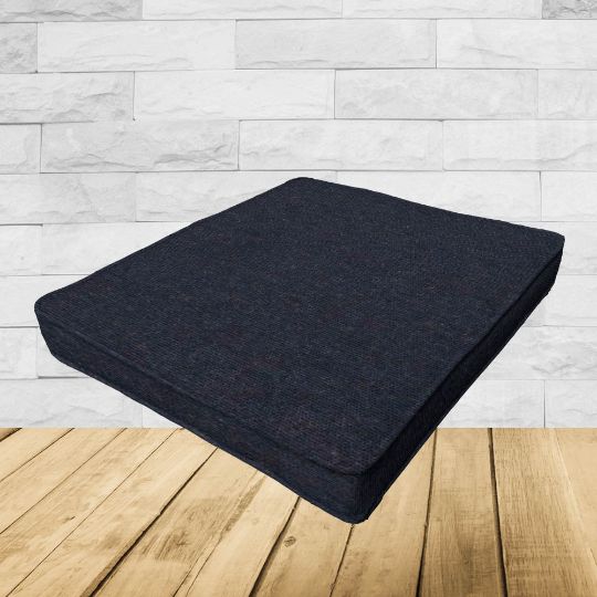 Sunbrella Play Navy Outdoor Patio Dining Chair Seat Cushions – Durable & Stylish Patio Comfort