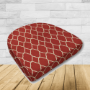 Accord Crimson Sunbrella Wicker Patio Chair Cushions rounded or contoured wicker chair pads