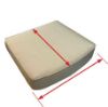Rounded Seat Only Patio Furniture Cushion