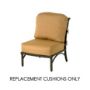 Hanamint St Augustine Deep Seating Armless Club Chair Replacement Cushions | Custom Outdoor Comfort