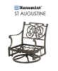 Hanamint St Augustine Deep Seating Armless Club Chair Replacement Cushions | Custom Outdoor Comfort