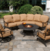 Hanamint St Augustine Deep Seating Armless Club Chair Replacement Cushions | Custom Outdoor Comfort
