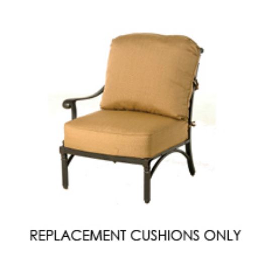 Hanamint St Augustine Deep Seating Right Arm Chair Replacement Cushions | Custom Outdoor Comfort