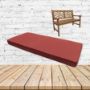 Sunbrella Canvas Henna Custom Outdoor Bench Cushions