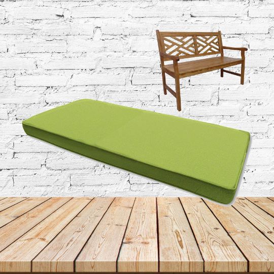 Sunbrella Canvas Macaw Custom Outdoor Bench Cushions