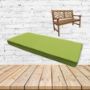 Sunbrella Canvas Macaw Custom Outdoor Bench Cushions