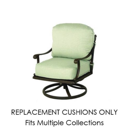 Hanamint Replacement Cushions for Swivel Club Chair | Custom Outdoor Cushions