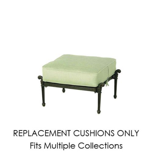 Hanamint Replacement Cushions for Ottoman | Custom Outdoor Cushions