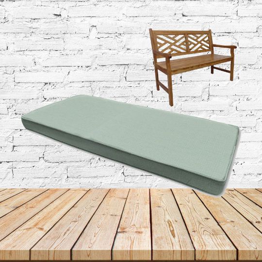 Sunbrella Canvas Spa Outdoor Bench Cushion