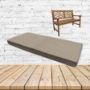 Sunbrella Cast Ash Outdoor Bench Cushion