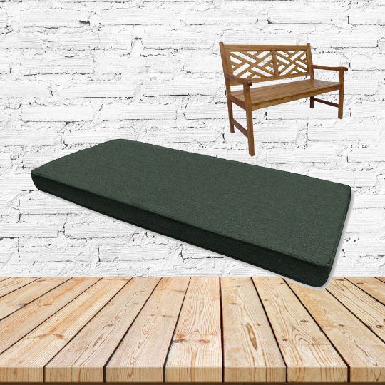 Sunbrella Cast Ivy Outdoor Bench Cushion