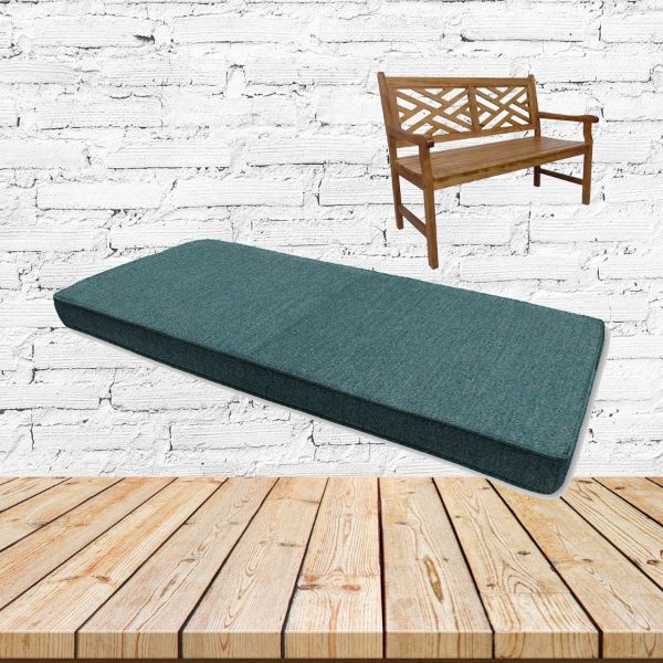 Sunbrella Cast Lagoon Outdoor Bench Cushion