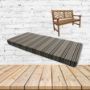 Sunbrella Cultivate Stone Outdoor Bench Cushions