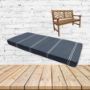 Sunbrella Equal Ink Outdoor Bench Cushions