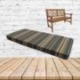Sunbrella Stanton Greystone Outdoor Bench Cushions