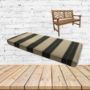 Sunbrella Berenson Tuxedo Outdoor Bench Cushion