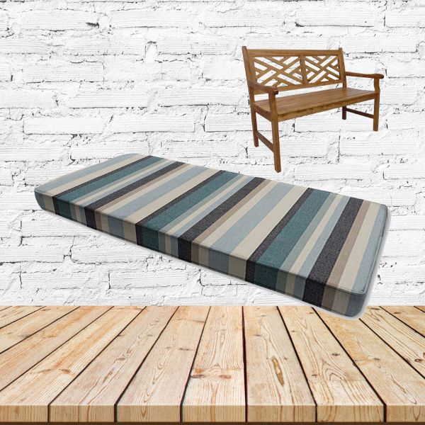 Scope Cape Sunbrella Fabric Patio Dining Chair Seat Cushion