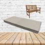 Blend Linen Sunbrella Fabric Patio Dining Chair Seat Cushion