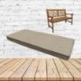 Chartres Malt Sunbrella Fabric Patio Dining Chair Seat Cushion