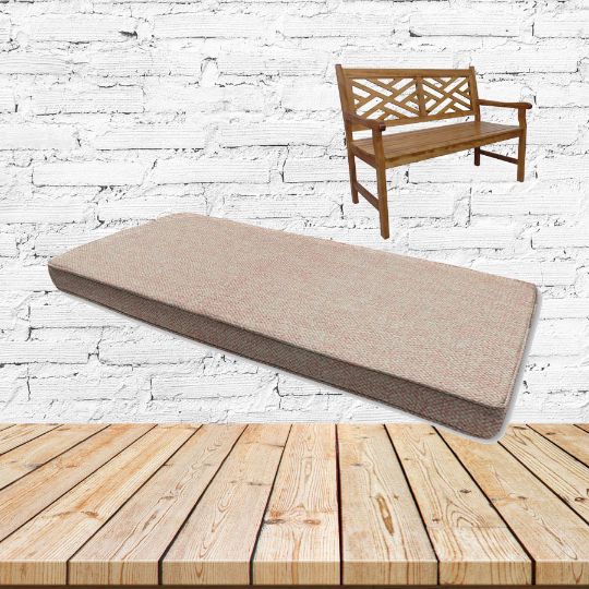 Chartres Rose Sunbrella Fabric Patio Dining Chair Seat Cushion
