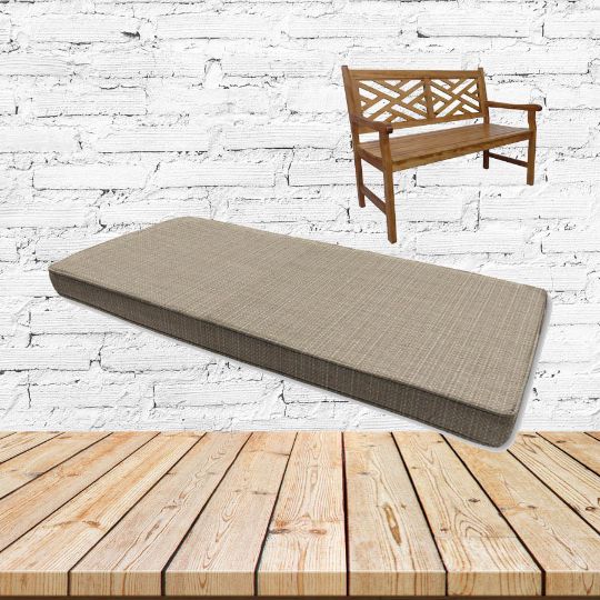 Echo Dune Sunbrella Fabric Patio Dining Chair Seat Cushion
