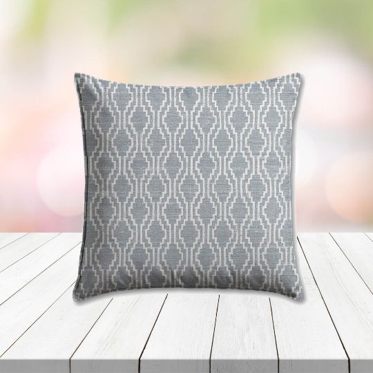 Sunbrella Outdoor Pillows – Solve Denim | Durable & Stylish Patio Cushions