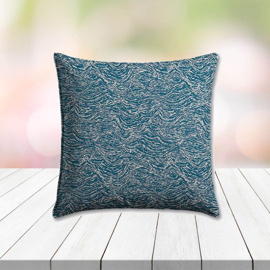 Sunbrella Outdoor Pillows – Undercurrent Lagoon | Durable & Stylish Patio Cushions
