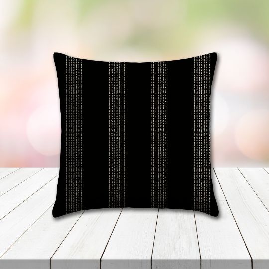 Sunbrella Caper Onyx Outdoor Pillow | Custom Patio Pillows in Sunbrella Fabrics
