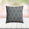 Sunbrella Linnaeus Indigo Outdoor Pillow | Custom Patio Pillows in Sunbrella Fabrics
