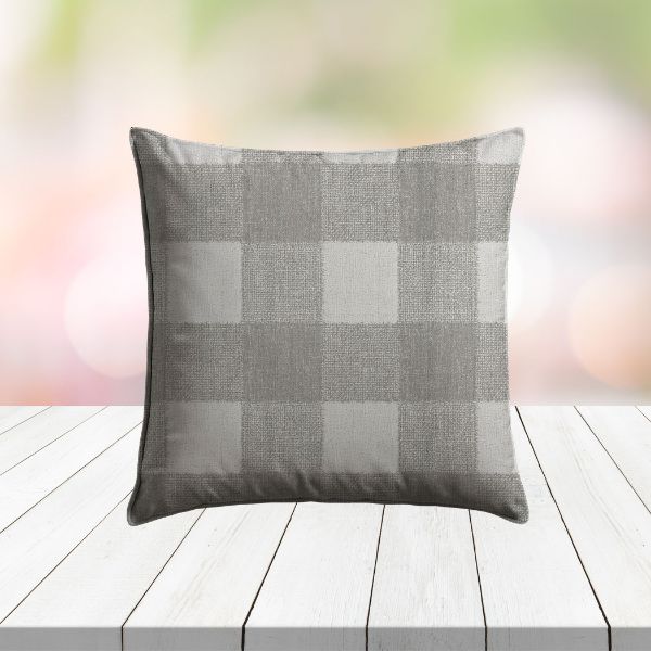 Sunbrella Outdoor Pillows – Preso Pebble | Durable & Stylish Patio Cushions