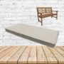 Posh Linen Sunbrella Fabric Patio Dining Chair Seat Cushion