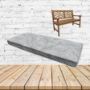Calm Laurel Sunbrella Fabric Patio Dining Chair Seat Cushion