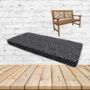 Capra Indigo Sunbrella Fabric Patio Dining Chair Seat Cushion