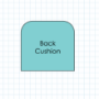 Picture of 22 - Back Cushion Rounded Corners Back