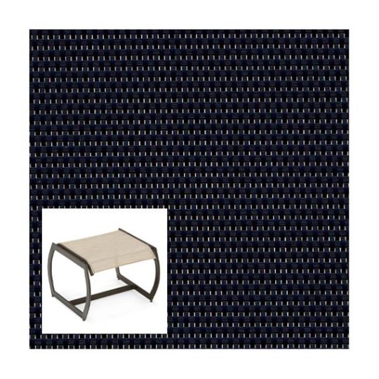 Phifer Cane Matte Navy Ottoman or Chair Bottom Replacement Sling Fabric