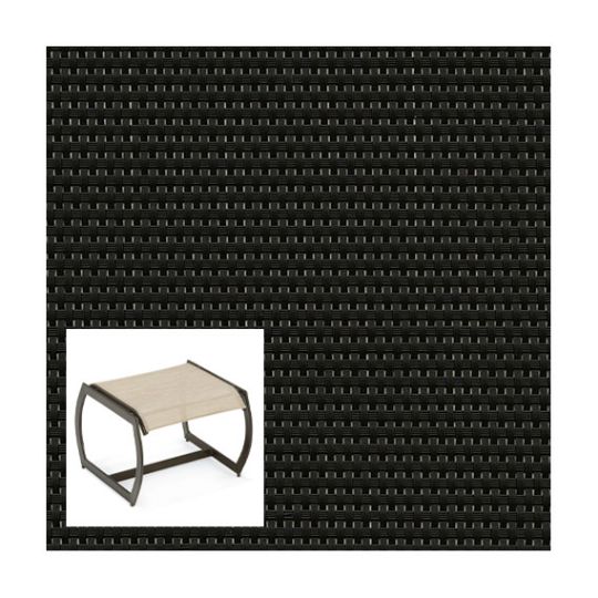 Phifer Cane Matte Ninja Ottoman or Chair Bottom Replacement Sling Fabric