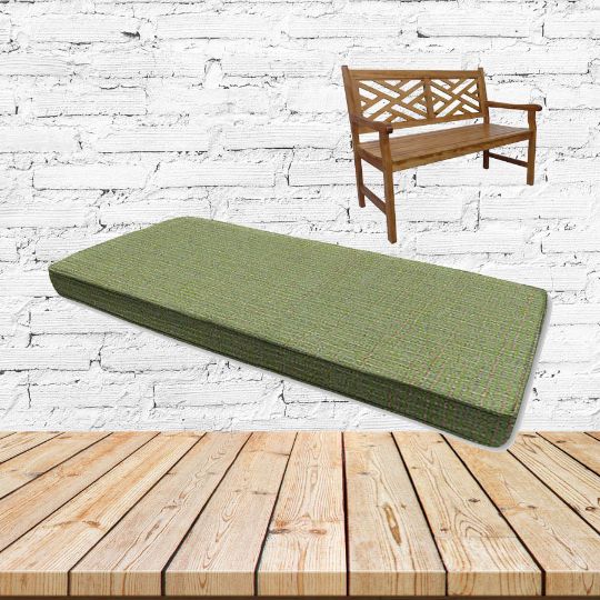 Cassava Spring Sunbrella Fabric Patio Bench Cushion