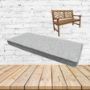 Exquisite Mist Sunbrella Fabric Patio Bench Cushion