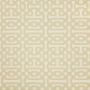 Fretwork Flax Sunbrella Fabric Patio Bench Cushion